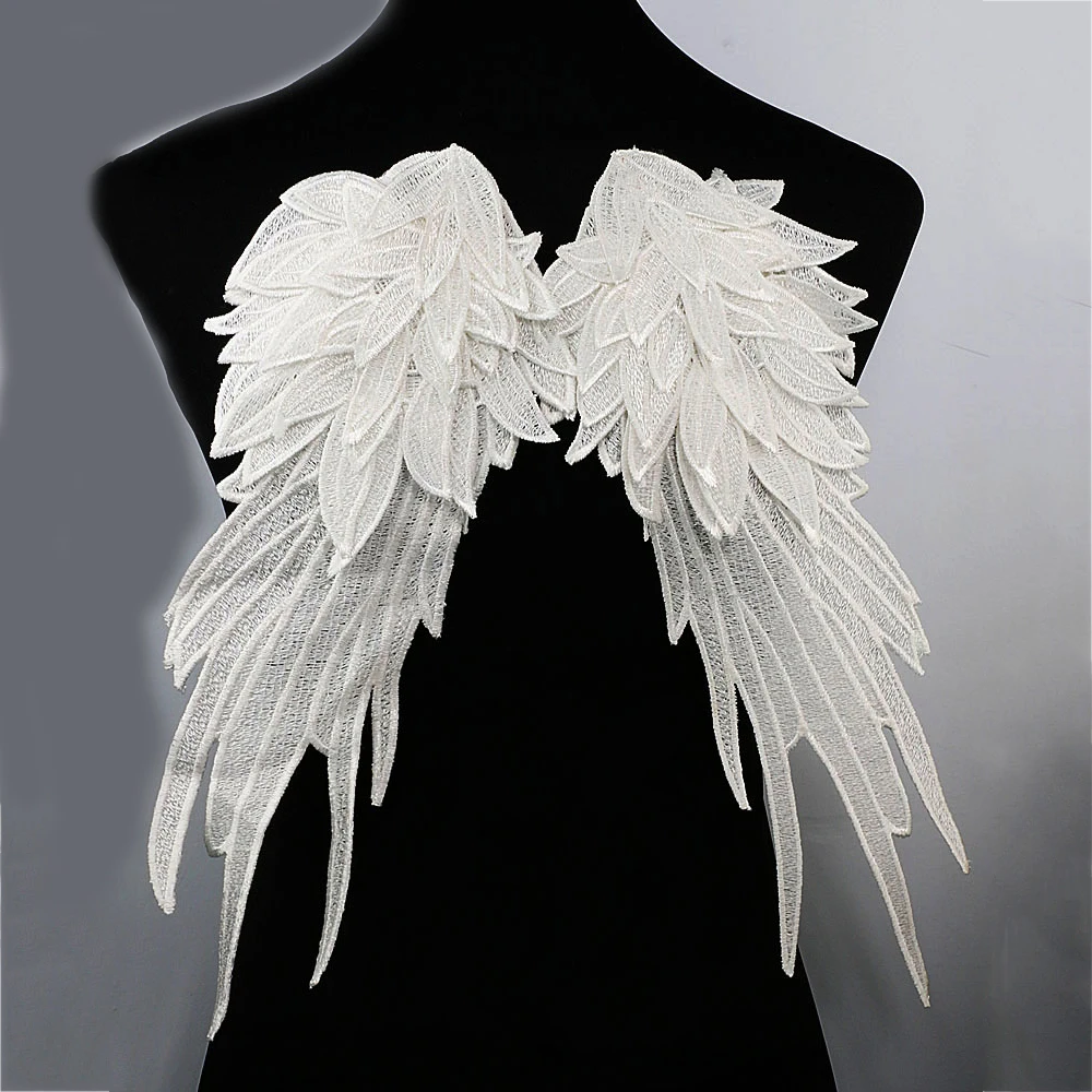 White Venise Embroidery Butterfly Wings Lace Fabric Shoulder Dorsal Sewing Applique DIY Handmade Costume Decoration Supplies
White Venise Embroidery Butterfly Wings Lace Fabric Shoulder Dorsal Sewing Applique DIY Handmade Costume Decoration Supplies