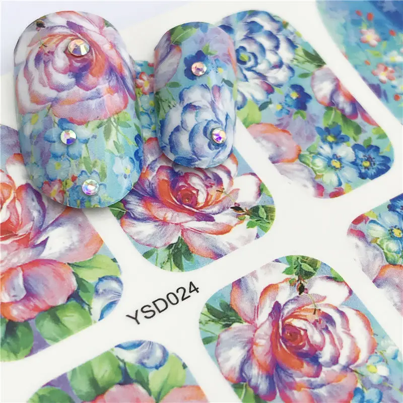 WUF 1PC Colored Flower Nail Art Water Sticker Simple DIY Model Manicure Foils Nail Decorations Nail Tool
WUF 1PC Colored Flower Nail Art Water Sticker Simple DIY Model Manicure Foils Nail Decorations Nail Tool