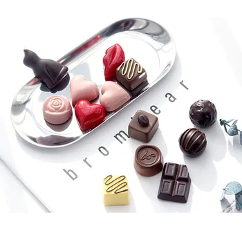 Cute Simulation chocolate Magnetic refrigerator sticker Home decoration accessories DIY cake message information Fridge Magnet
Cute Simulation chocolate Magnetic refrigerator sticker Home decoration accessories DIY cake message information Fridge Magnet