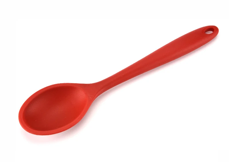 Silicone Spoon 28cm Large Long Handle Cooking Baking Mixing Spoon Ladle Food Grade Silicone Cooking Utensils Kitchenware (5)
