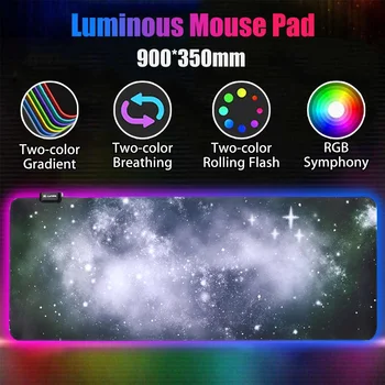LED Gaming Mouse Pad RGB Large Mouse Pad Gamer Illuminated Big Computer Mousepad Desk Keyboard Mice Mat 900X350X3mm
LED Gaming Mouse Pad RGB Large Mouse Pad Gamer Illuminated Big Computer Mousepad Desk Keyboard Mice Mat 900X350X3mm