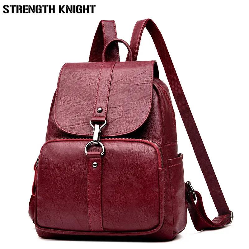 High Quality Leather Backpack Women New Arrival Fashion Female Luxury Backpack Large Capacity School Bag Mochila Mujer
High Quality Leather Backpack Women New Arrival Fashion Female Luxury Backpack Large Capacity School Bag Mochila Mujer