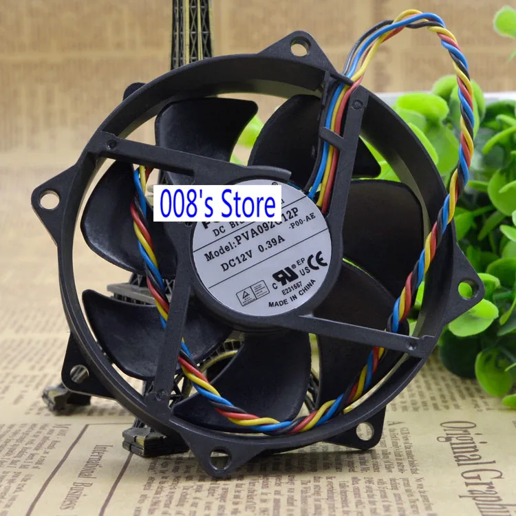New Radiator CPU Cooler Fan For PVA092G12P 90*90*25mm 9*9cm 9025 9cm 12V 0.39A PWM 4 Wires Server PC Computer Round Cooling
New Radiator CPU Cooler Fan For PVA092G12P 90*90*25mm 9*9cm 9025 9cm 12V 0.39A PWM 4 Wires Server PC Computer Round Cooling