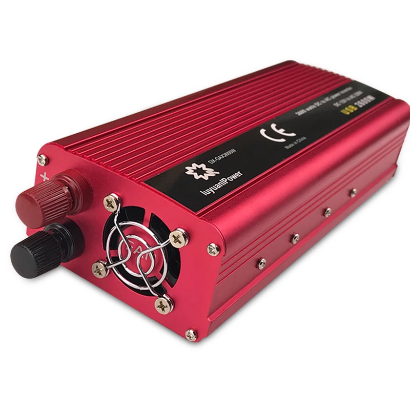 Dual USB 5000W 5000 Watt Portable Car Power Inverter Charger Converter Adapter DC 12V/24V to AC 110V/220V Modified Sine Wave
Dual USB 5000W 5000 Watt Portable Car Power Inverter Charger Converter Adapter DC 12V/24V to AC 110V/220V Modified Sine Wave
