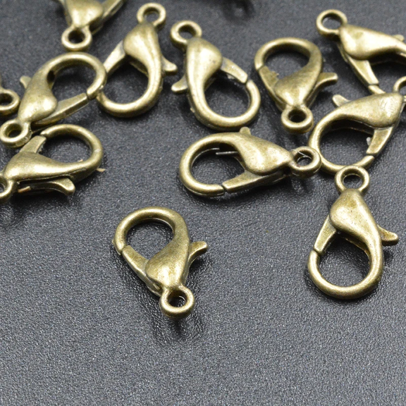 FLTMRH 14mm 50pcs/lot Fashion Jewelry Findings,Alloy antique bronze/gold lobster clasp Hooks for DIY necklace&bracelet chain
FLTMRH 14mm 50pcs/lot Fashion Jewelry Findings,Alloy antique bronze/gold lobster clasp Hooks for DIY necklace&bracelet chain