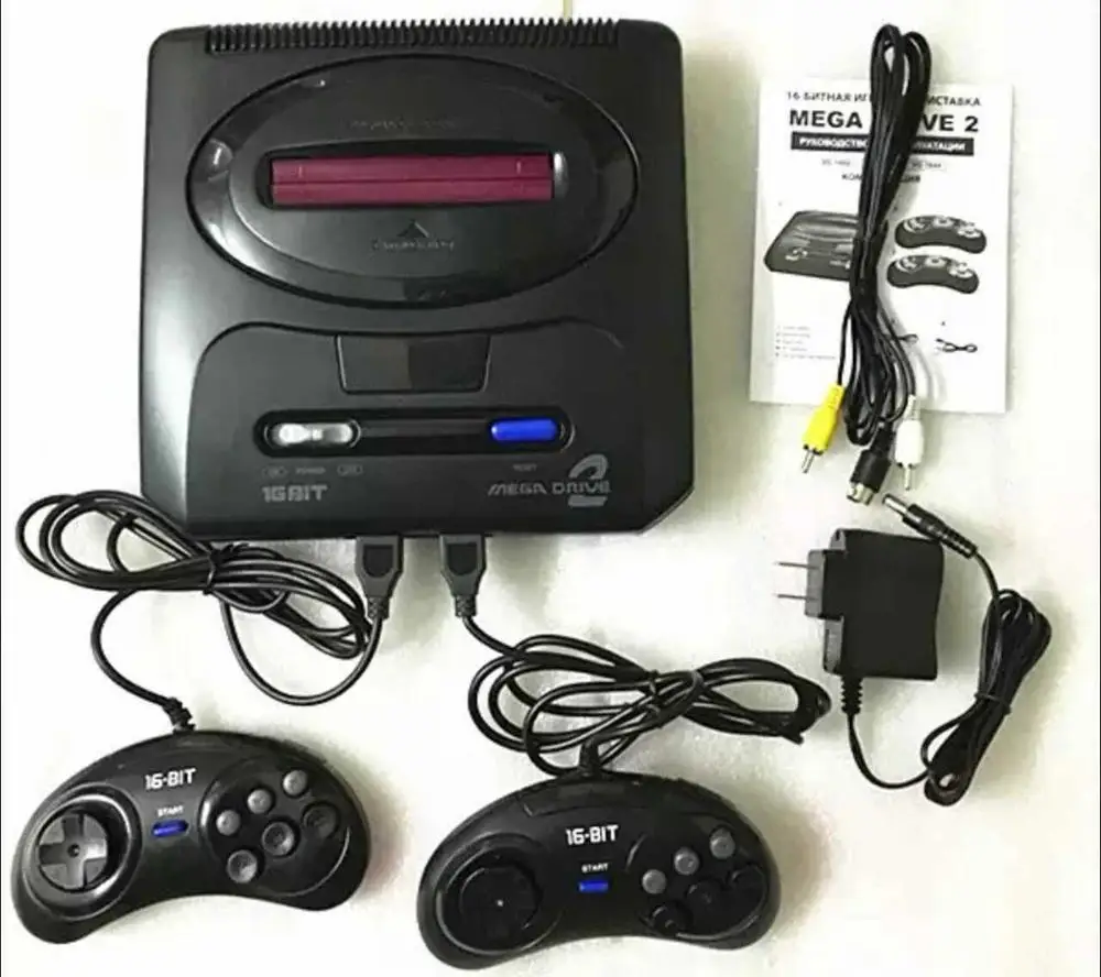 For SEGA MD 2 Game Console US & Japan Mode Switch handles Export Russia +55 game
For SEGA MD 2 Game Console US & Japan Mode Switch handles Export Russia +55 game