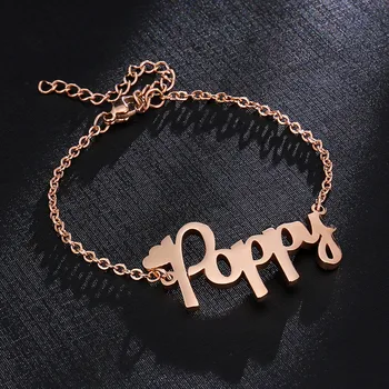 Cursive Nameplate Bracelet Customized Any Letter Heart Bracelets For Women Stainless Steel white Choker Gift Girl Jewelry
Cursive Nameplate Bracelet Customized Any Letter Heart Bracelets For Women Stainless Steel white Choker Gift Girl Jewelry