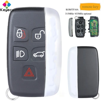 KEYECU Replacement Smart Remote Control Car Key With 5 Buttons 315MHz/ 433MHz - FOB for Jaguar XF XJ XE XK F-Type 2017 KOBJTF10A
KEYECU Replacement Smart Remote Control Car Key With 5 Buttons 315MHz/ 433MHz - FOB for Jaguar XF XJ XE XK F-Type 2017 KOBJTF10A