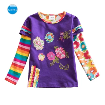 JUXINSU Toddler Girl Cotton Long Sleeve T-Shirt Flower Rainbow Sleeve Autumn Winter Girls tshirt for 1-7 Years
JUXINSU Toddler Girl Cotton Long Sleeve T-Shirt Flower Rainbow Sleeve Autumn Winter Girls tshirt for 1-7 Years