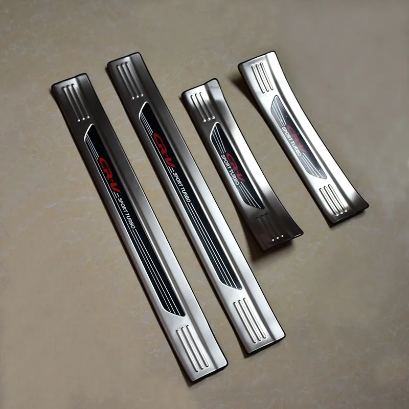 car styling Car Accessories 4PCS Stainless Steel Door Sill Plate Welcome Pedal fit For Honda CR-V CRV 2017 2018 2019
car styling Car Accessories 4PCS Stainless Steel Door Sill Plate Welcome Pedal fit For Honda CR-V CRV 2017 2018 2019