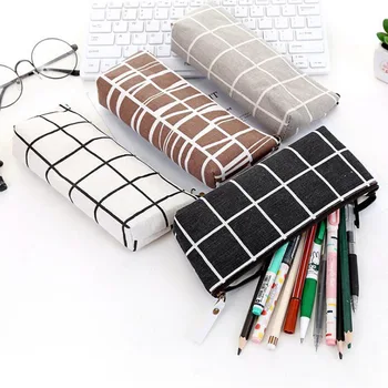 1PCS Simple Creative Striped Canvas Pencil Bag Student Stationery Box Zipper Office Pen Bag Stationery Office&School Supplies
1PCS Simple Creative Striped Canvas Pencil Bag Student Stationery Box Zipper Office Pen Bag Stationery Office&School Supplies