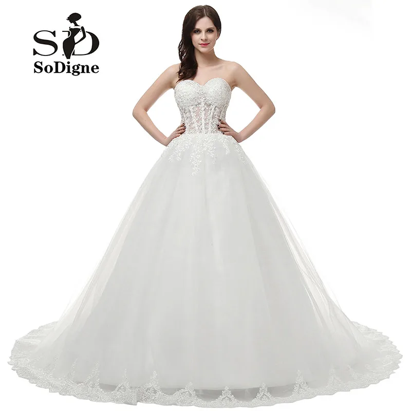 Wedding Dress 2016 SoDigne Sweetheart Beaded With Delicate Appliques Custom Made Off The Shoulder A Line Bridal Gown
Wedding Dress 2016 SoDigne Sweetheart Beaded With Delicate Appliques Custom Made Off The Shoulder A Line Bridal Gown