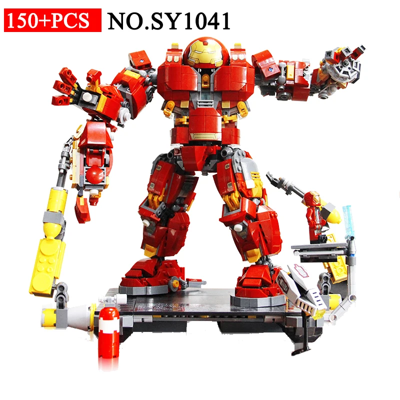 NE SY1041 1530pcs Bricks Superheroes Iron Man The Hulkbuster Ultron Edition Anti-Hulk Model Building Blocks Compatible 76105
NE SY1041 1530pcs Bricks Superheroes Iron Man The Hulkbuster Ultron Edition Anti-Hulk Model Building Blocks Compatible 76105