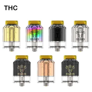 Original THC Tauren RDTA 24mm Diameter with 2ml capacity & 28 micro side air holes & 510 squonk BF pin Electronic Cigarette tank
Original THC Tauren RDTA 24mm Diameter with 2ml capacity & 28 micro side air holes & 510 squonk BF pin Electronic Cigarette tank