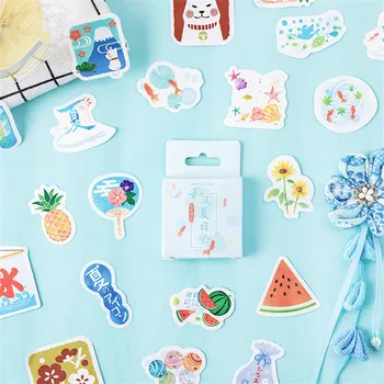 46 pcs/pack Japanese Summer Theme Decorative Stationery Adhesive Stickers Label Diary Stationery DIY Album Sticker Set
46 pcs/pack Japanese Summer Theme Decorative Stationery Adhesive Stickers Label Diary Stationery DIY Album Sticker Set