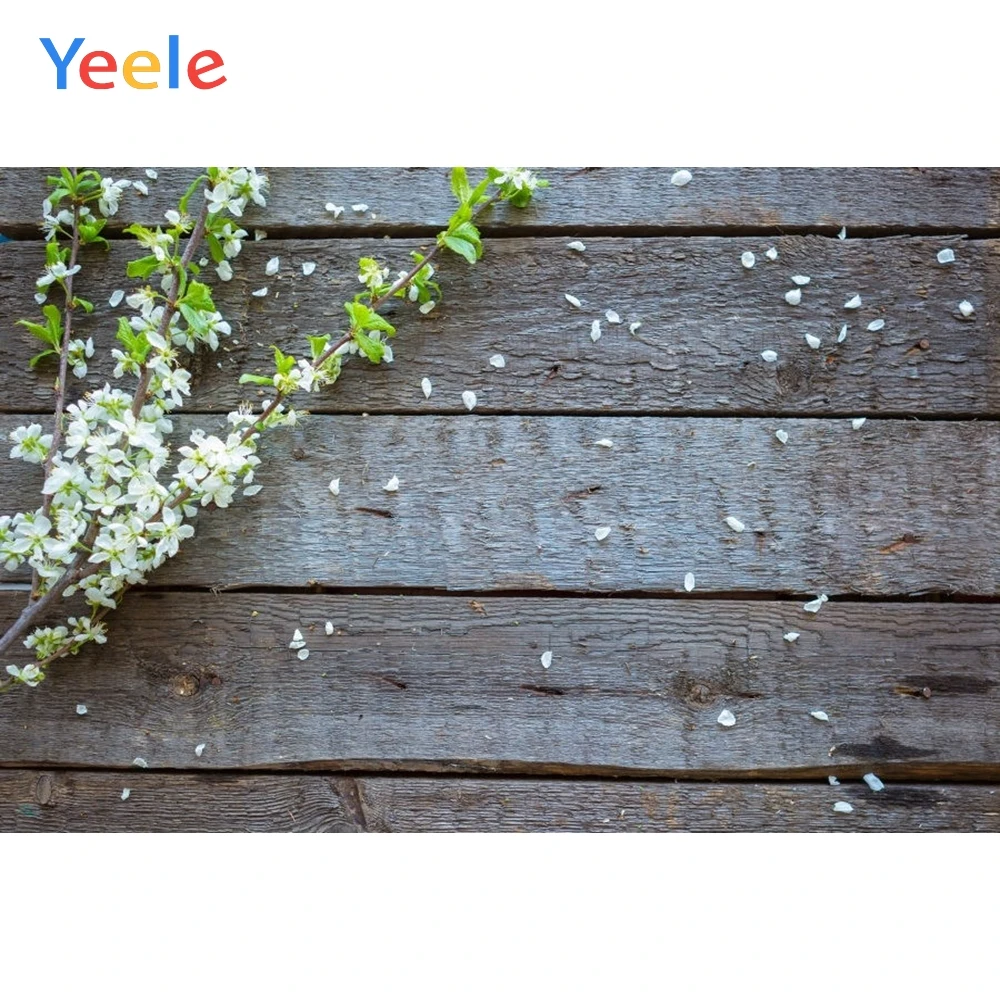 Yeele Flowers Lace Petal Wooden Bred Commodity Show Underwear Photography Backgrounds Photographic Backdrops For Photo Studio |