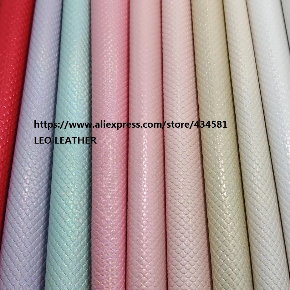 4pcs 21x29cm Embossed Mermaid Iridescent Synthetic Leather PU Leather Fish Scales Leather for DIY accessories 2S04
4pcs 21x29cm Embossed Mermaid Iridescent Synthetic Leather PU Leather Fish Scales Leather for DIY accessories 2S04