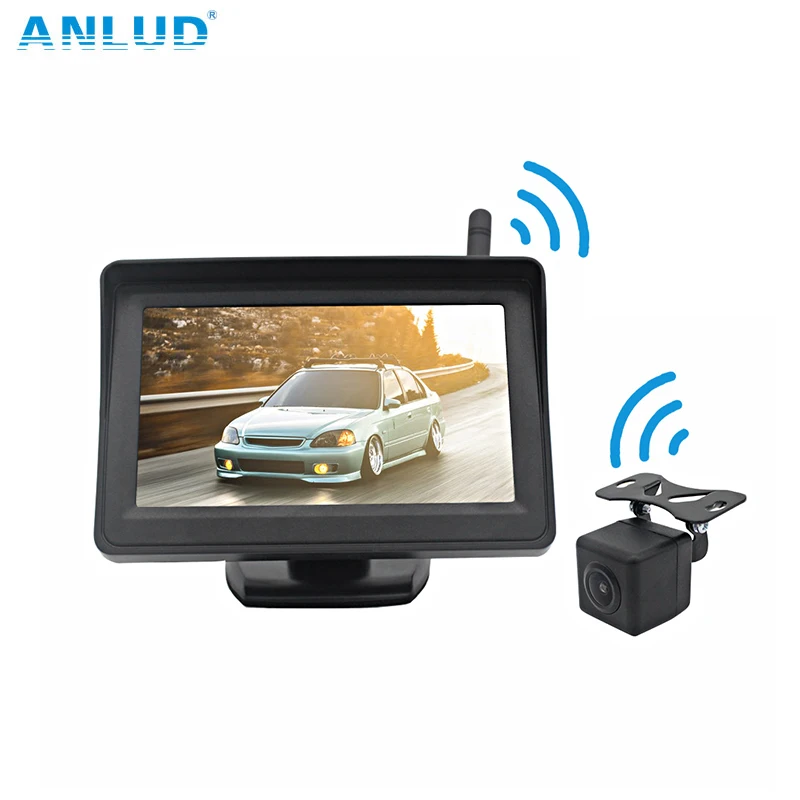 ANLUD Car Rearview Monitor 4.3 Inch TFT Auto Parking Vehicle Security System 120 Degree IP67 Wireless Reverse Camera CMOS
ANLUD Car Rearview Monitor 4.3 Inch TFT Auto Parking Vehicle Security System 120 Degree IP67 Wireless Reverse Camera CMOS