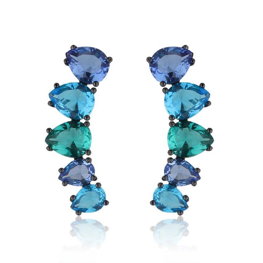 3 Colors Fashion Jewelry Multi-Color Crystal CZ Stud Earrings for Women Female Gifts Dropshipping
3 Colors Fashion Jewelry Multi-Color Crystal CZ Stud Earrings for Women Female Gifts Dropshipping