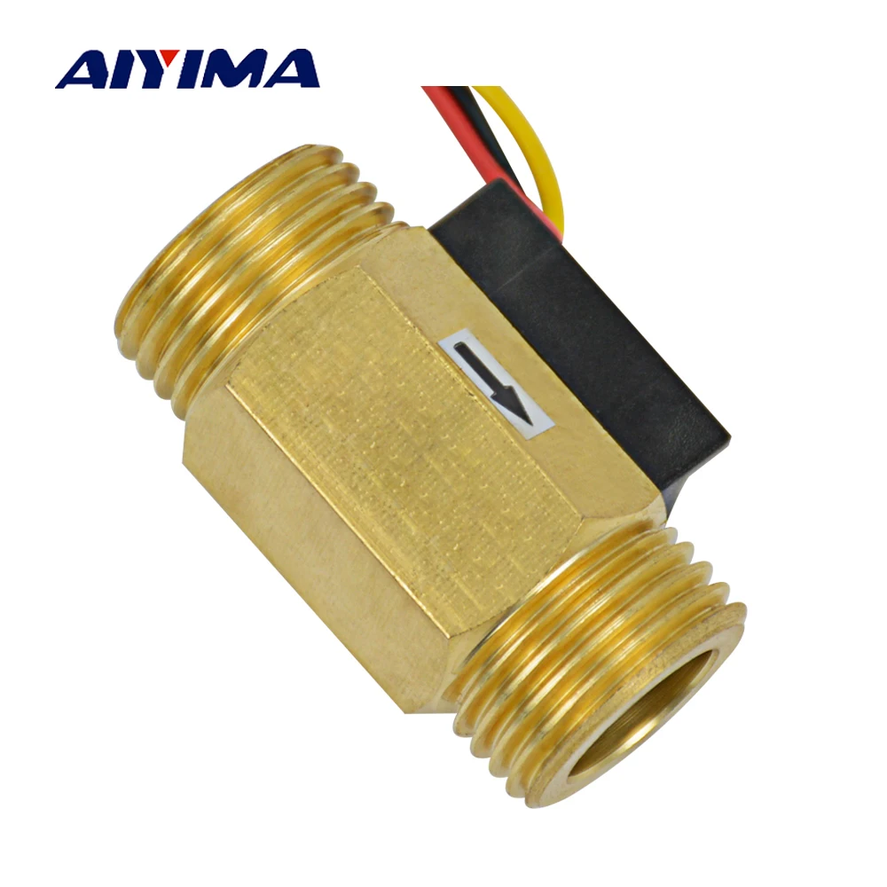 Aiyima Water Flow Sensor Switch Flowmeter Level Water Control 1~30L/min G1/2 Liquid Sensor Circulating Water System
Aiyima Water Flow Sensor Switch Flowmeter Level Water Control 1~30L/min G1/2 Liquid Sensor Circulating Water System