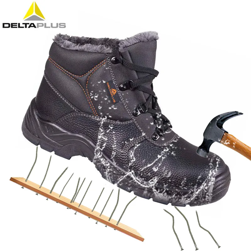 Deltaplus 301512 Safety Shoes Anti-smashing Anti-static Plus velvet Warm Winter Low temperature Work Boots Protective Footwear
Deltaplus 301512 Safety Shoes Anti-smashing Anti-static Plus velvet Warm Winter Low temperature Work Boots Protective Footwear
