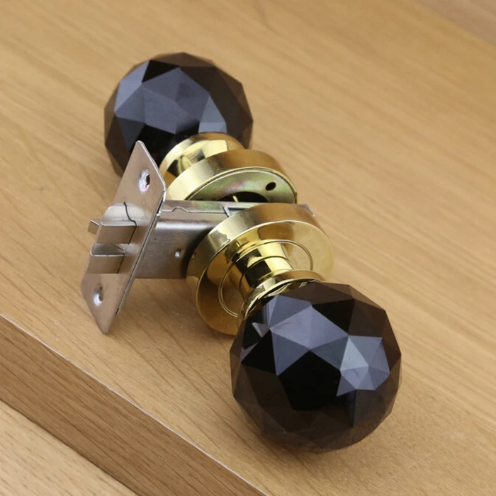 Кристалл Swarovski world K9 Сферический одиночный скрытый дверной замок двойная стена