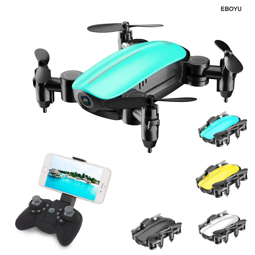 

EBOYU RS535 RC Drone w/ 480P Camera Gesture Photography WiFi FPV Drone Altitude Hold Headless Mode RC Foldable Quadcopter Drone