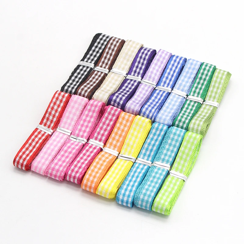 ywzatgits 5yards/18yards 9.5-10mm Polyester Grosgrain Plaid Ribbons Handcraft Wrapping Gift Package DIY Accessories YT0102
ywzatgits 5yards/18yards 9.5-10mm Polyester Grosgrain Plaid Ribbons Handcraft Wrapping Gift Package DIY Accessories YT0102