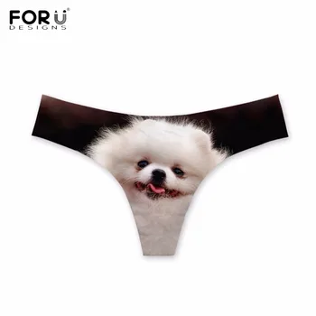 FORUDESIGNS Fashion Women Sexy Thongs 3D Dog Pomeranian Print Girls G-strings Ultra-thin Breathable Lingerie Panties Plus Size
FORUDESIGNS Fashion Women Sexy Thongs 3D Dog Pomeranian Print Girls G-strings Ultra-thin Breathable Lingerie Panties Plus Size