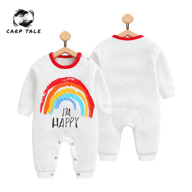 Newborn Baby Cute Cotton Long Sleeve Unisex Autumn Winter Long Sleeve Boys and Girls Tights Rainbow Doodle Baby Clothing Tops 
Newborn Baby Cute Cotton Long Sleeve Unisex Autumn Winter Long Sleeve Boys and Girls Tights Rainbow Doodle Baby Clothing Tops
