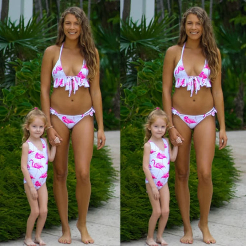 CANIS 2019 Sweet Summer Mommy&Me Family Matching Clothing Floral Bikini Mother Daughter Swimwear Women Swimsuit
CANIS 2019 Sweet Summer Mommy&Me Family Matching Clothing Floral Bikini Mother Daughter Swimwear Women Swimsuit
