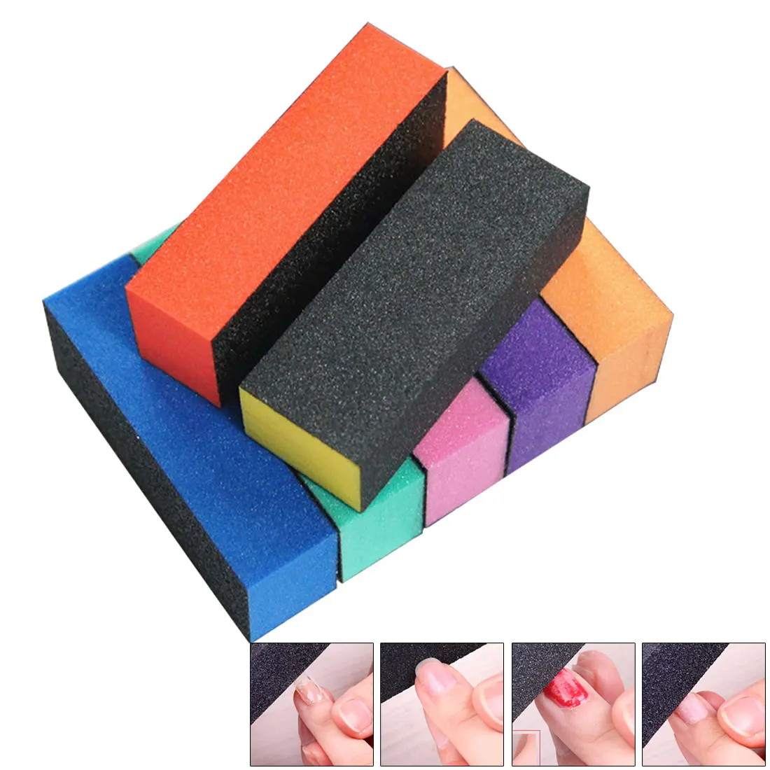 Hot New Multi-color Three Side Grit High Bullet Black Sand Buffer Nail File Buffing Sanding Nail Tools Polishing Art
Hot New Multi-color Three Side Grit High Bullet Black Sand Buffer Nail File Buffing Sanding Nail Tools Polishing Art