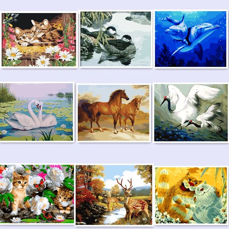 Swans Picture Painting By Numbers 40X50CM No Frame hand painted canvas drawing diy oil painting by numbers home decor MB047
Swans Picture Painting By Numbers 40X50CM No Frame hand painted canvas drawing diy oil painting by numbers home decor MB047