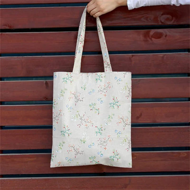 2019 New Handmade Cotton Linen Eco Reusable Shopping Shoulder Bag Tote Rural Flower Spray For Women
2019 New Handmade Cotton Linen Eco Reusable Shopping Shoulder Bag Tote Rural Flower Spray For Women