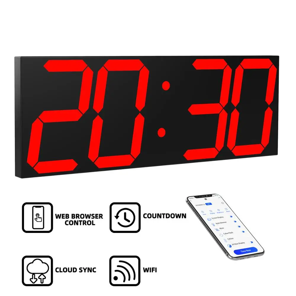 WIFI wall clock HOT HOT HOT sell in this day living room modern minimalist atmosphere clock
WIFI wall clock HOT HOT HOT sell in this day living room modern minimalist atmosphere clock