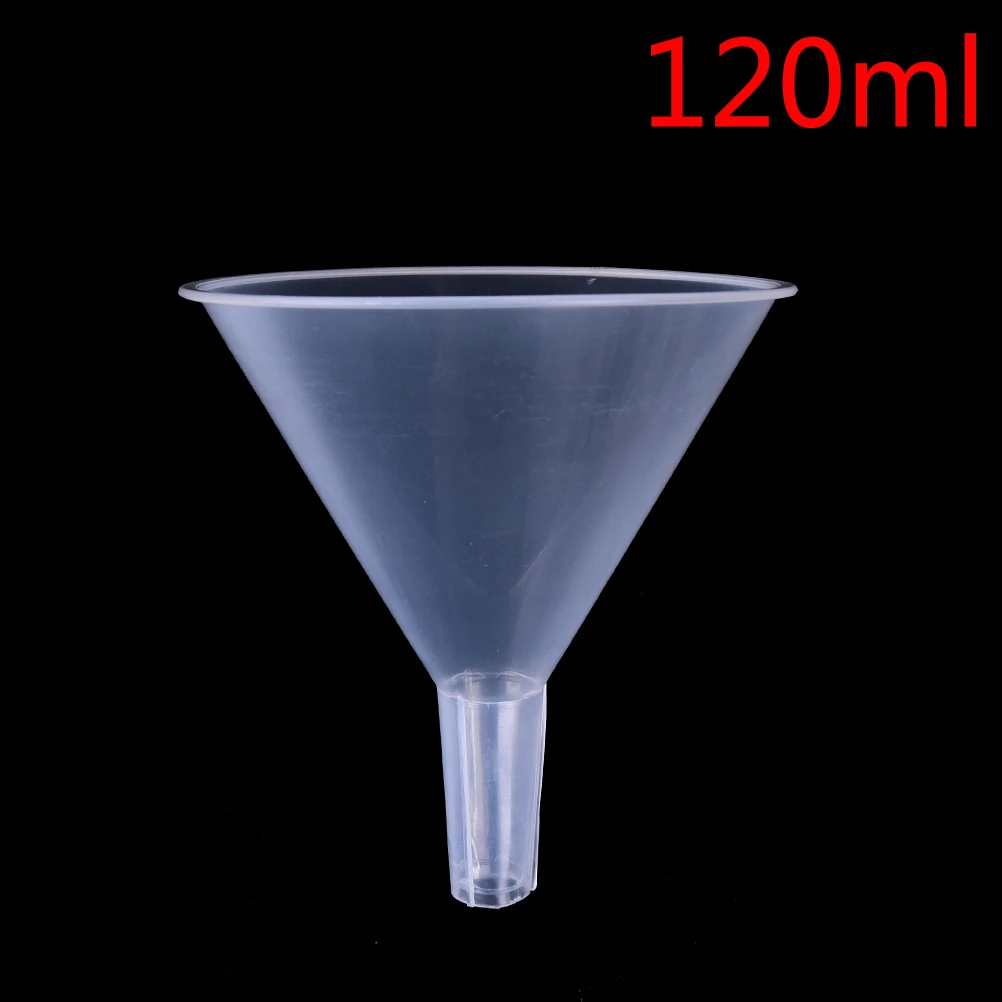 

120ml 1/2" Mouth Dia Laboratory Transfer Perfume Mini And Clear White Plastic Filter Funnel
