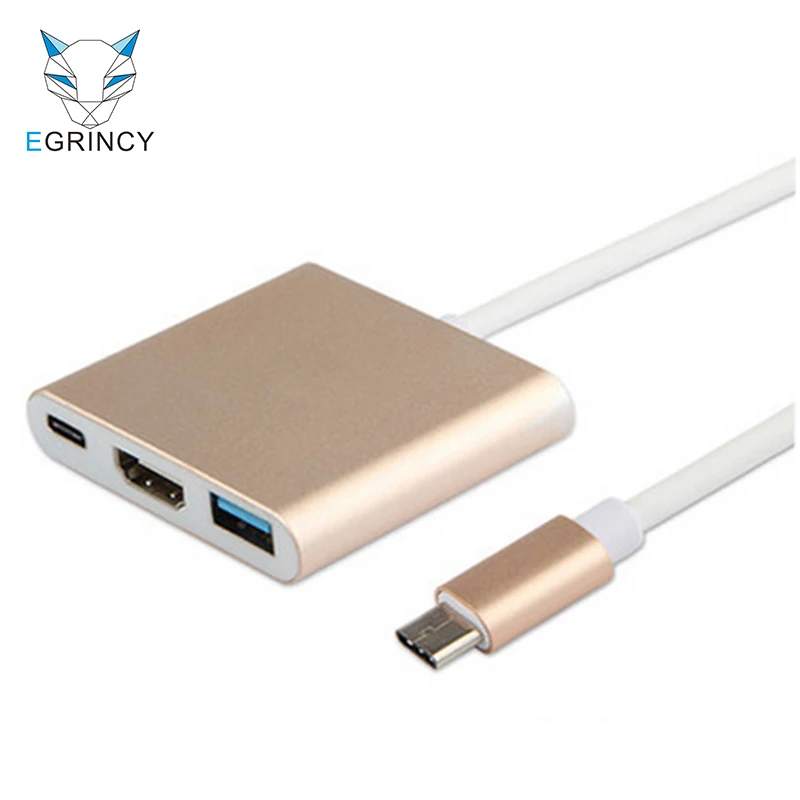 Hot Sale Type-C 3.1 Male To USB3.0 HDMI Type C Female Charger Adapter Cable 4K USB-C 3.1 Converter For Macbook Google Chromebook
Hot Sale Type-C 3.1 Male To USB3.0 HDMI Type C Female Charger Adapter Cable 4K USB-C 3.1 Converter For Macbook Google Chromebook
