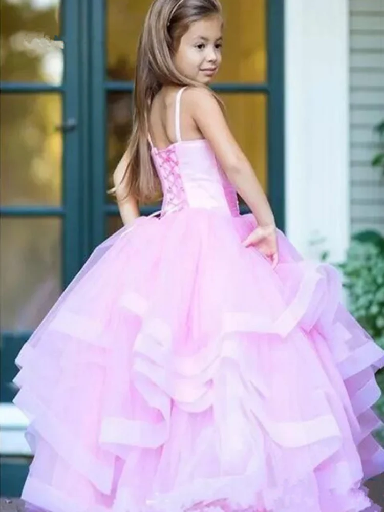 Cute Flower Girls Dresses Thin Shoulder Strap Cascading With Ruffles Girls Dresses Christmas Pageant Birthday Dresses
Cute Flower Girls Dresses Thin Shoulder Strap Cascading With Ruffles Girls Dresses Christmas Pageant Birthday Dresses