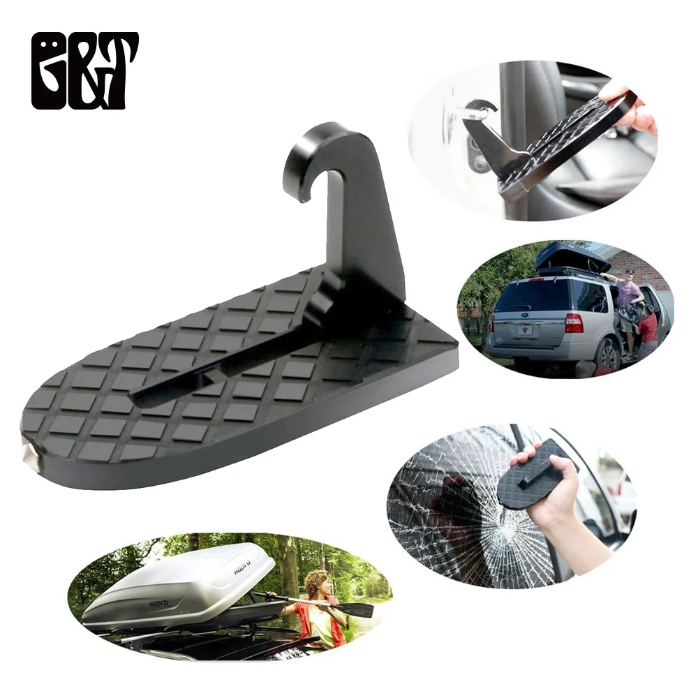 GT 2pcs Car Rooftop DoorStep Roof Rack Assistance Easy Acess The Door Step Audew Vehicle with Safety Hammer for Car SUV Pickup
GT 2pcs Car Rooftop DoorStep Roof Rack Assistance Easy Acess The Door Step Audew Vehicle with Safety Hammer for Car SUV Pickup