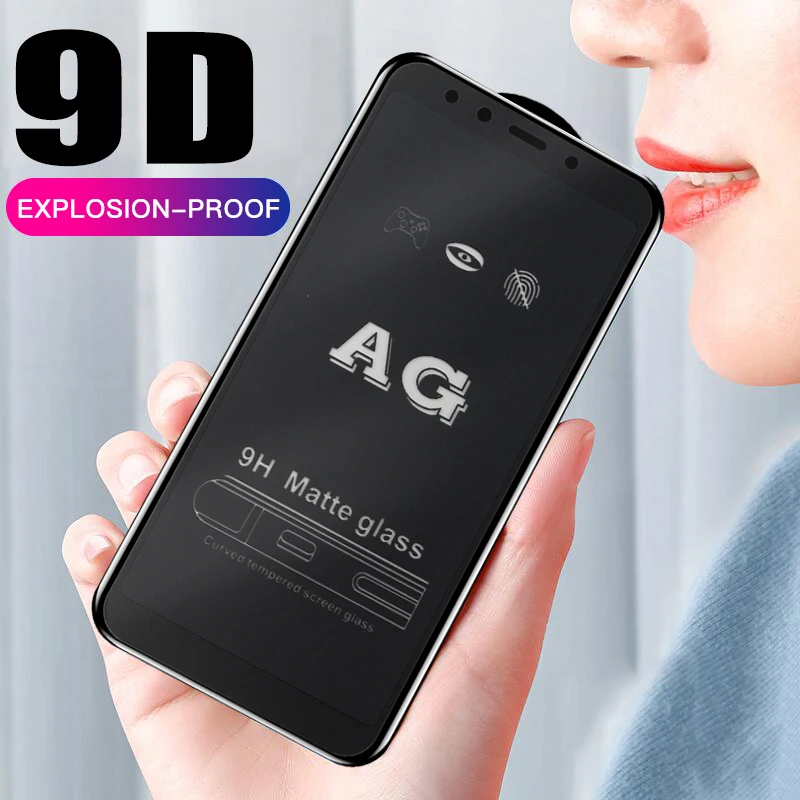 Матовое Защитное стекло для SamSung Galaxy J2 J4 J6 J8 A6 A8 Plus A7 A9 2018 M10 M20 | Мобильные телефоны и