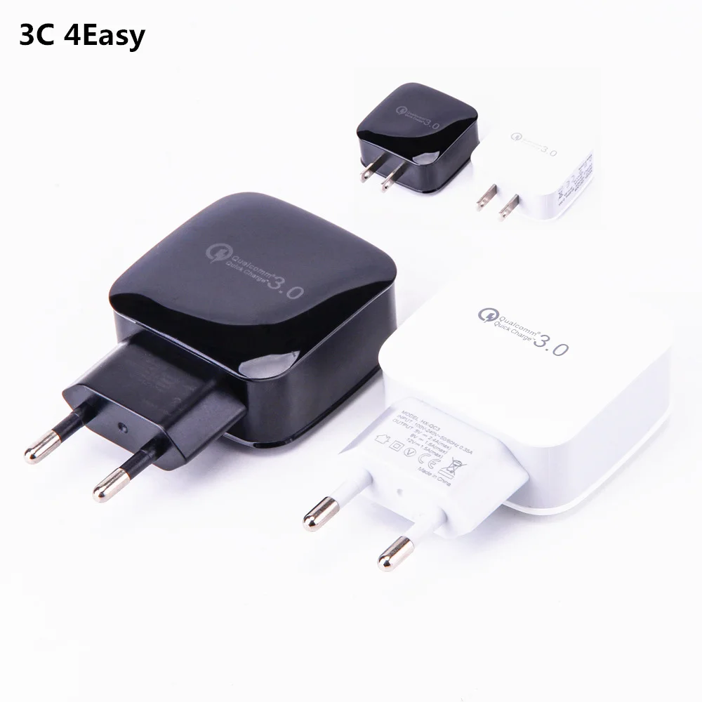 New Quick Charge 3.0 QC 3.0 USB Turbo Wall Fast Travel Charger For SAMSUNG Xiaomi Zenfone HTC USB Wall Desk Charger EU US Plug
New Quick Charge 3.0 QC 3.0 USB Turbo Wall Fast Travel Charger For SAMSUNG Xiaomi Zenfone HTC USB Wall Desk Charger EU US Plug