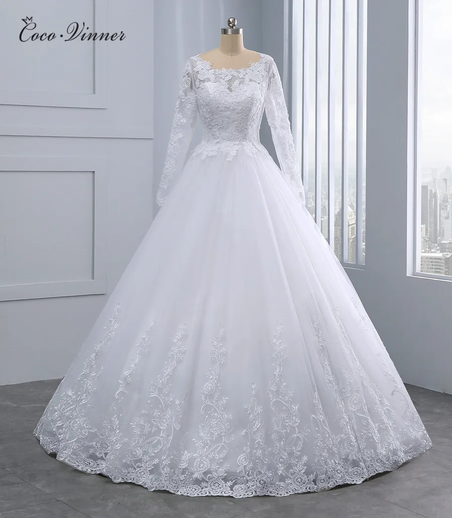 Long Sleeve Quality Dubai A line Wedding Dresses 2019 Boat neck charm Embroidery Appliques Plus Size Brand Wedding Dress WX0096
Long Sleeve Quality Dubai A line Wedding Dresses 2019 Boat neck charm Embroidery Appliques Plus Size Brand Wedding Dress WX0096
