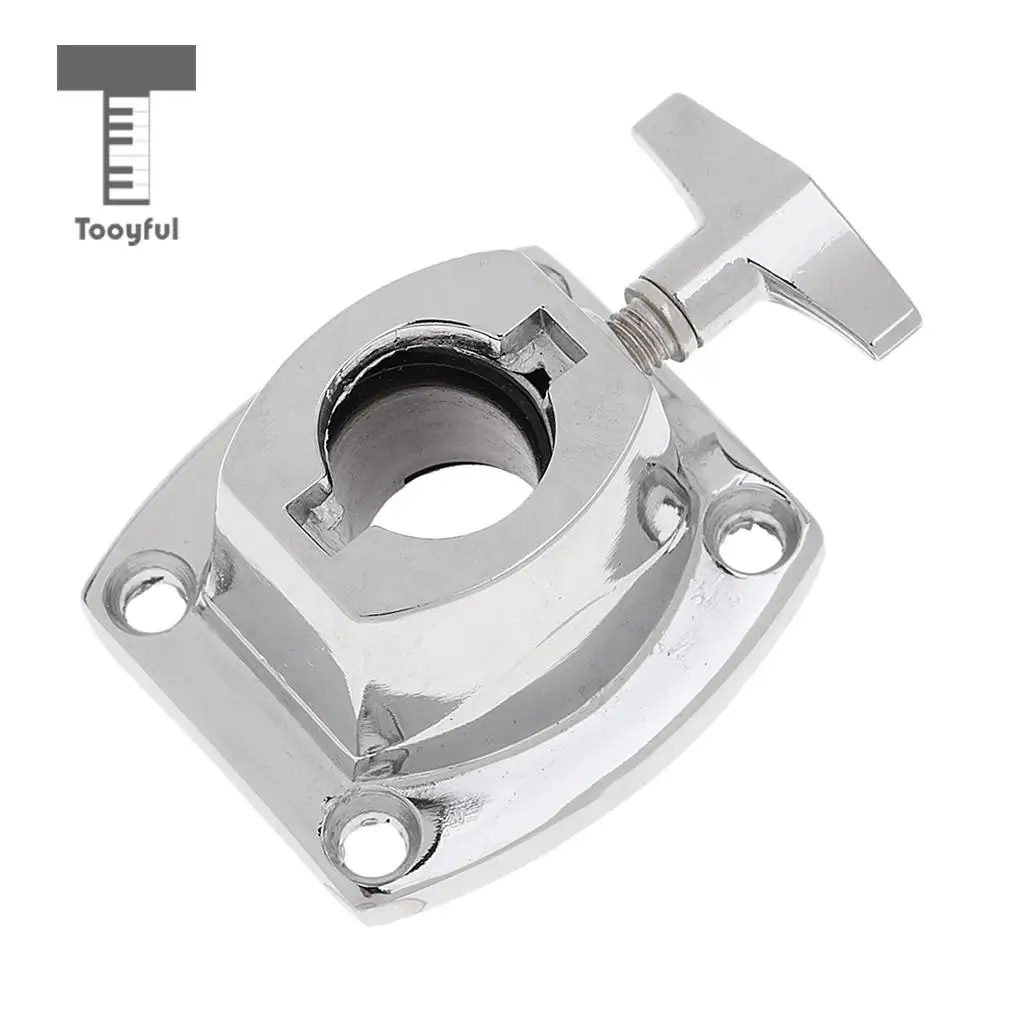 Tooyful Drum Holder Base Plate Drum Rack Clamp Drum Tom Mount Bracket for Drummer