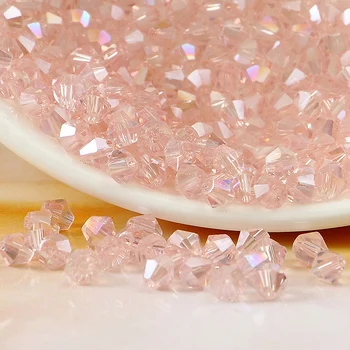 wholesale Light Pink AB Color Top Quality 5301# 3mm 4mm 6mm 8mm Crystal Bicone Beads,Jewelry Spacer Glass Loose Beads / Stones
wholesale Light Pink AB Color Top Quality 5301# 3mm 4mm 6mm 8mm Crystal Bicone Beads,Jewelry Spacer Glass Loose Beads / Stones