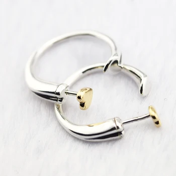 925 Sterling Silve Jewelry Two Hearts Earring Half-hoop Earrings Suited to Every Occasion Romantic Heart-shape Earring for Women
925 Sterling Silve Jewelry Two Hearts Earring Half-hoop Earrings Suited to Every Occasion Romantic Heart-shape Earring for Women