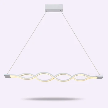 Modern minimalist wave shape LED Pendant Lights living room dining room bedroom study cafe bar dining room lamp
Modern minimalist wave shape LED Pendant Lights living room dining room bedroom study cafe bar dining room lamp