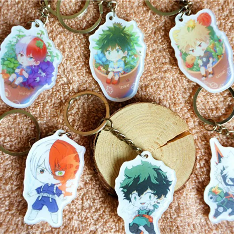 Fashion Lovely Cartoon Anime New Academia My Hero Academi Keychain Double Side Acrylic Key Ring Charms Gift
Fashion Lovely Cartoon Anime New Academia My Hero Academi Keychain Double Side Acrylic Key Ring Charms Gift