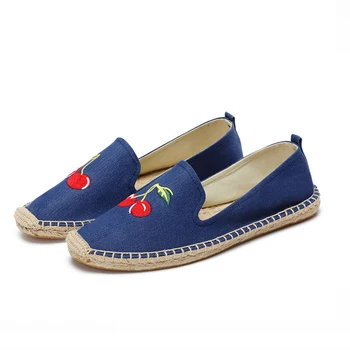 Women Canvas flat shoes 2018 autumn canvas flat espadrilles Off-duty days rubber outsole Women shoes
Women Canvas flat shoes 2018 autumn canvas flat espadrilles Off-duty days rubber outsole Women shoes