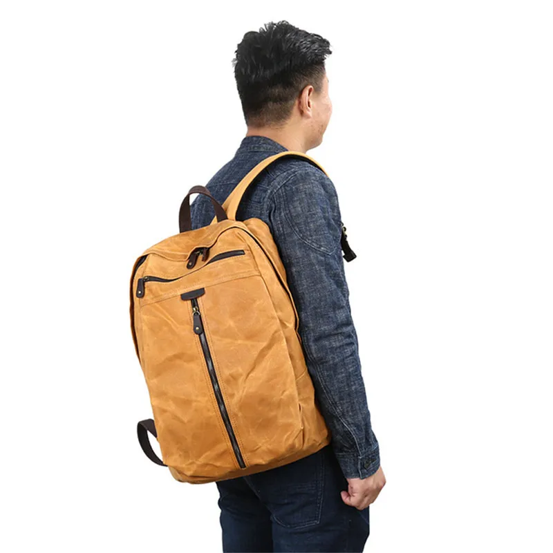 Nesitu Waterproof Vintage Yellow Grey Army Green Coffee Canvas Women Men Backpacks 15.6'' / 14'' Laptop Men Travel Bags #M5385
Nesitu Waterproof Vintage Yellow Grey Army Green Coffee Canvas Women Men Backpacks 15.6'' / 14'' Laptop Men Travel Bags #M5385