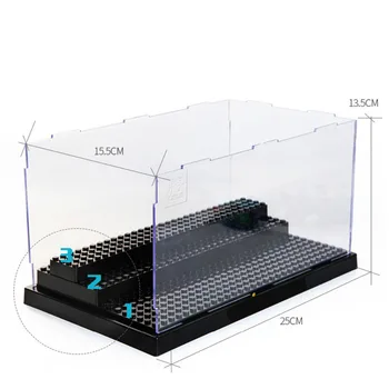 Daddy Chen 3 Steps Display Case Box for Legoings Blocks Acrylic Plastic Model Doll Display Box Dustproof ShowCase Gray Base
Daddy Chen 3 Steps Display Case Box for Legoings Blocks Acrylic Plastic Model Doll Display Box Dustproof ShowCase Gray Base